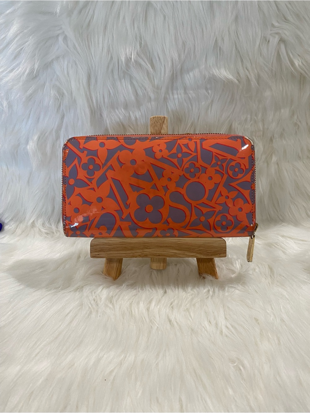 Louis Vuitton Limited Edition Sweet Monogram Vernis Zippy Wallet